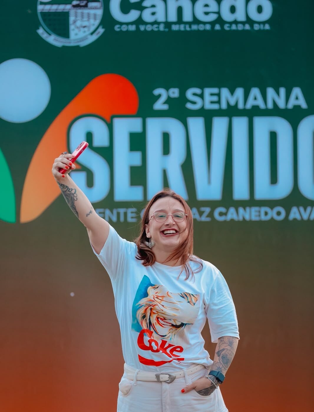 Mais de 500 pessoas participam do Sunset que encerra a Semana do Servidor em Senador Canedo